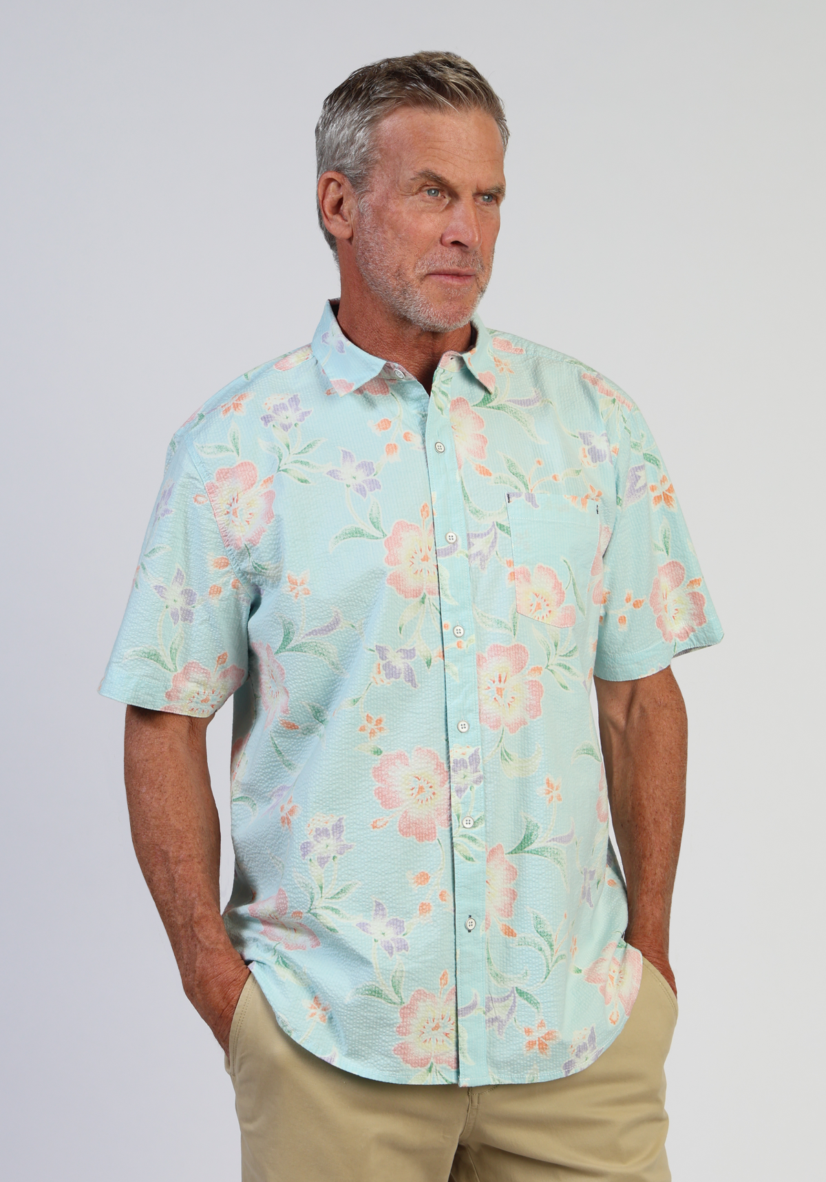South Pacific Seersucker Shirt