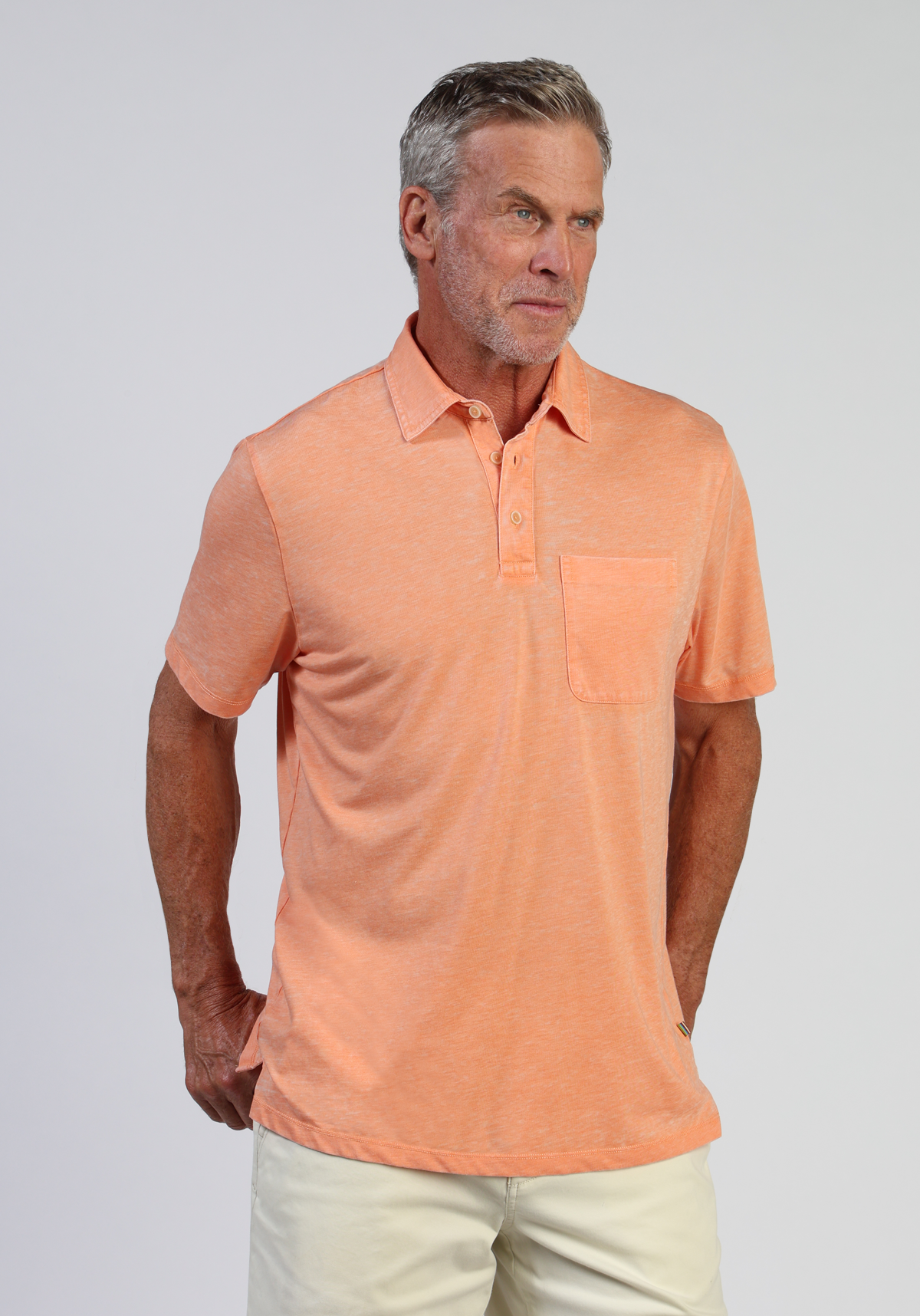 Bowery Burnout Slit Polo