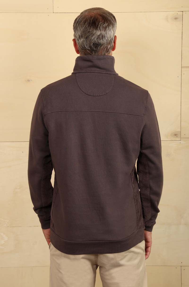 Aspen Cord Fleece Zip Pullover