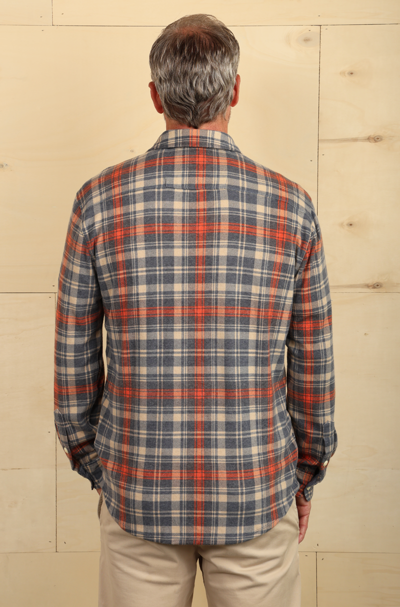 Yellowstone Crossroads Plaid Sweater-Knit Shirt