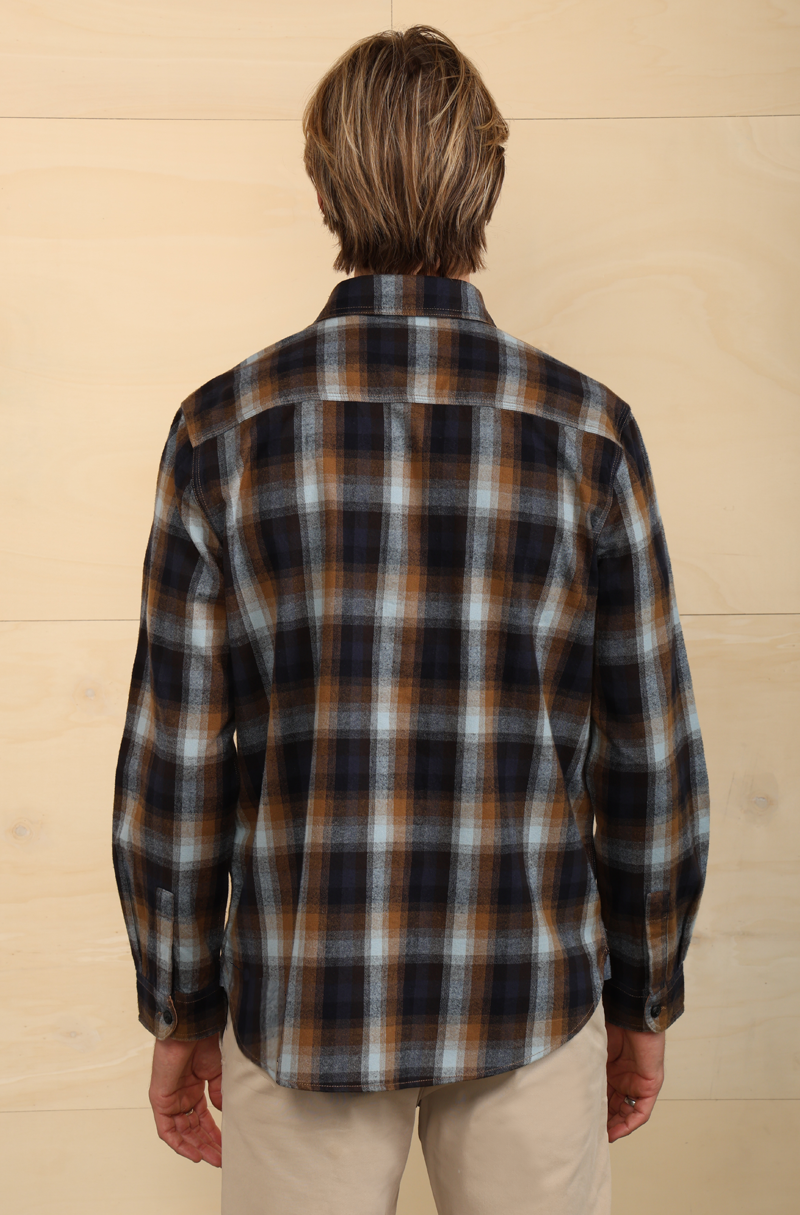 Fireside Cabin Checks Brushed Flannel