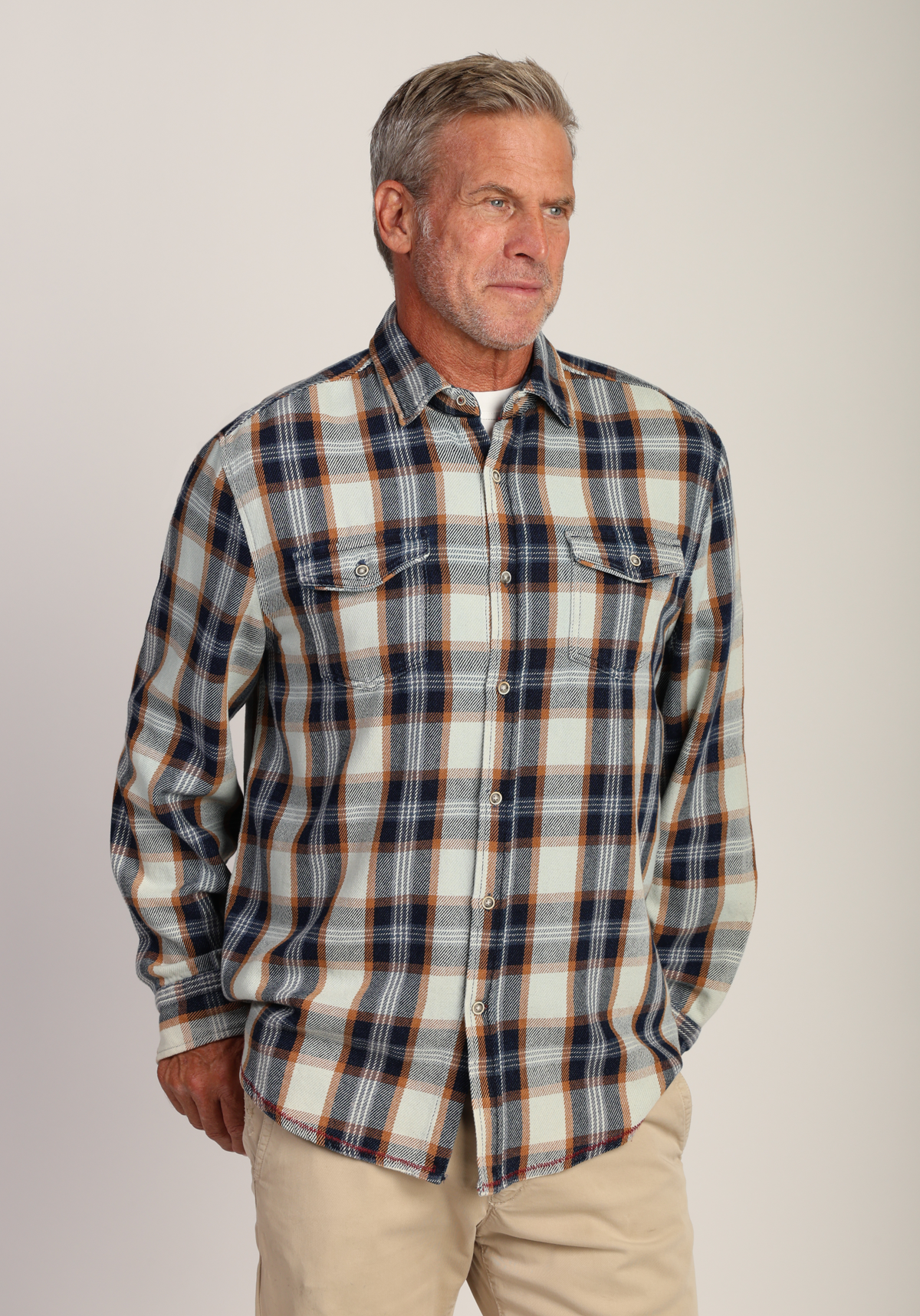 Winston Genuine Indigo Plaid