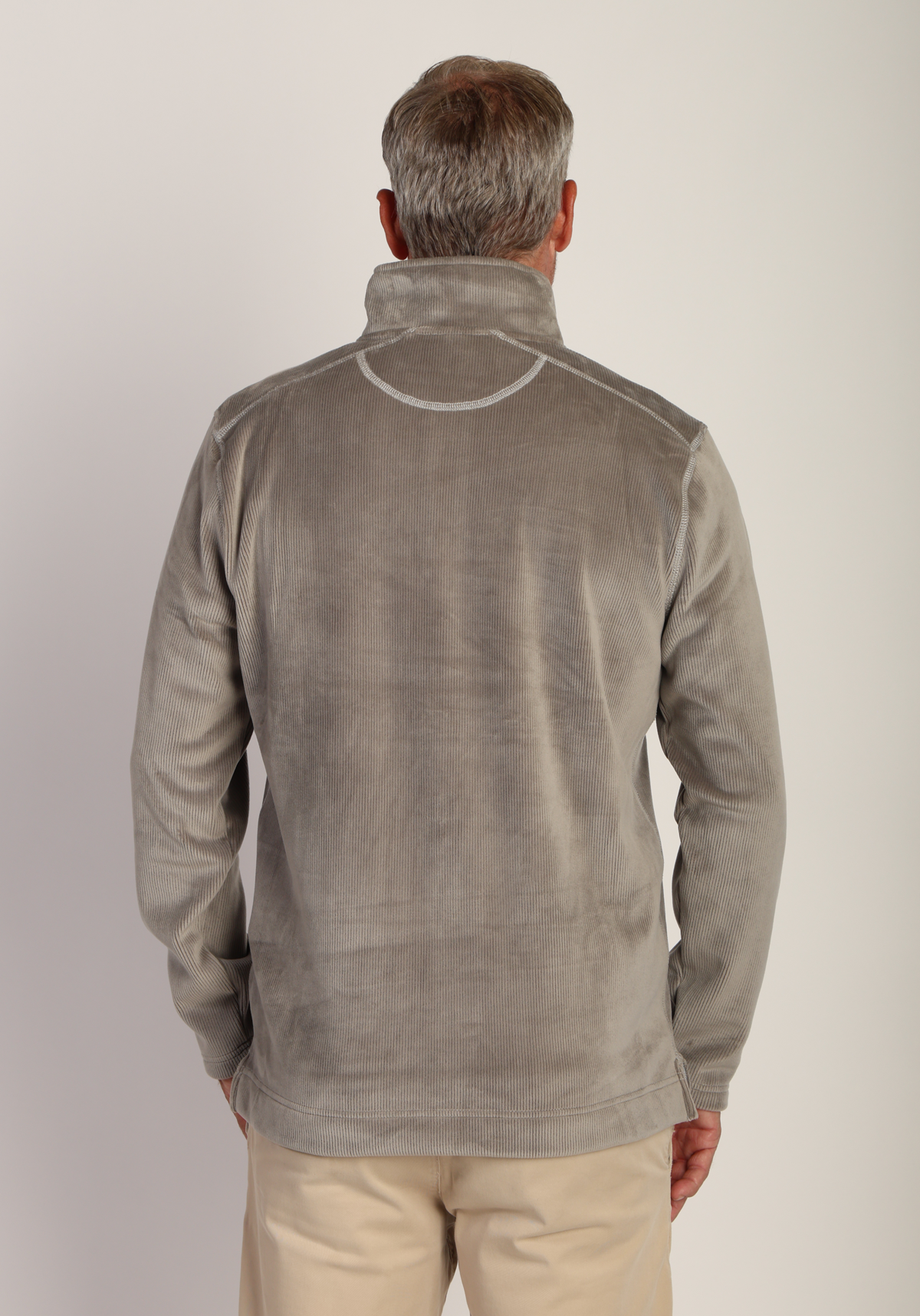Apres Lux Sueded Cord 1/4 Zip Pullover