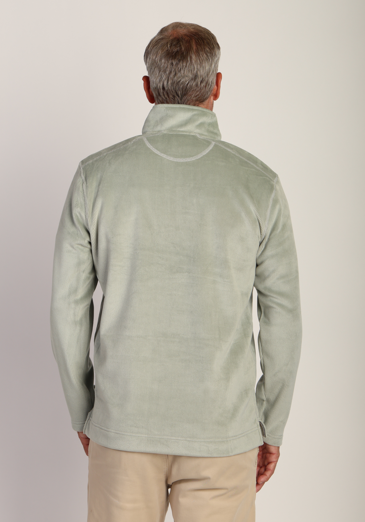 Apres Lux Sueded Cord 1/4 Zip Pullover
