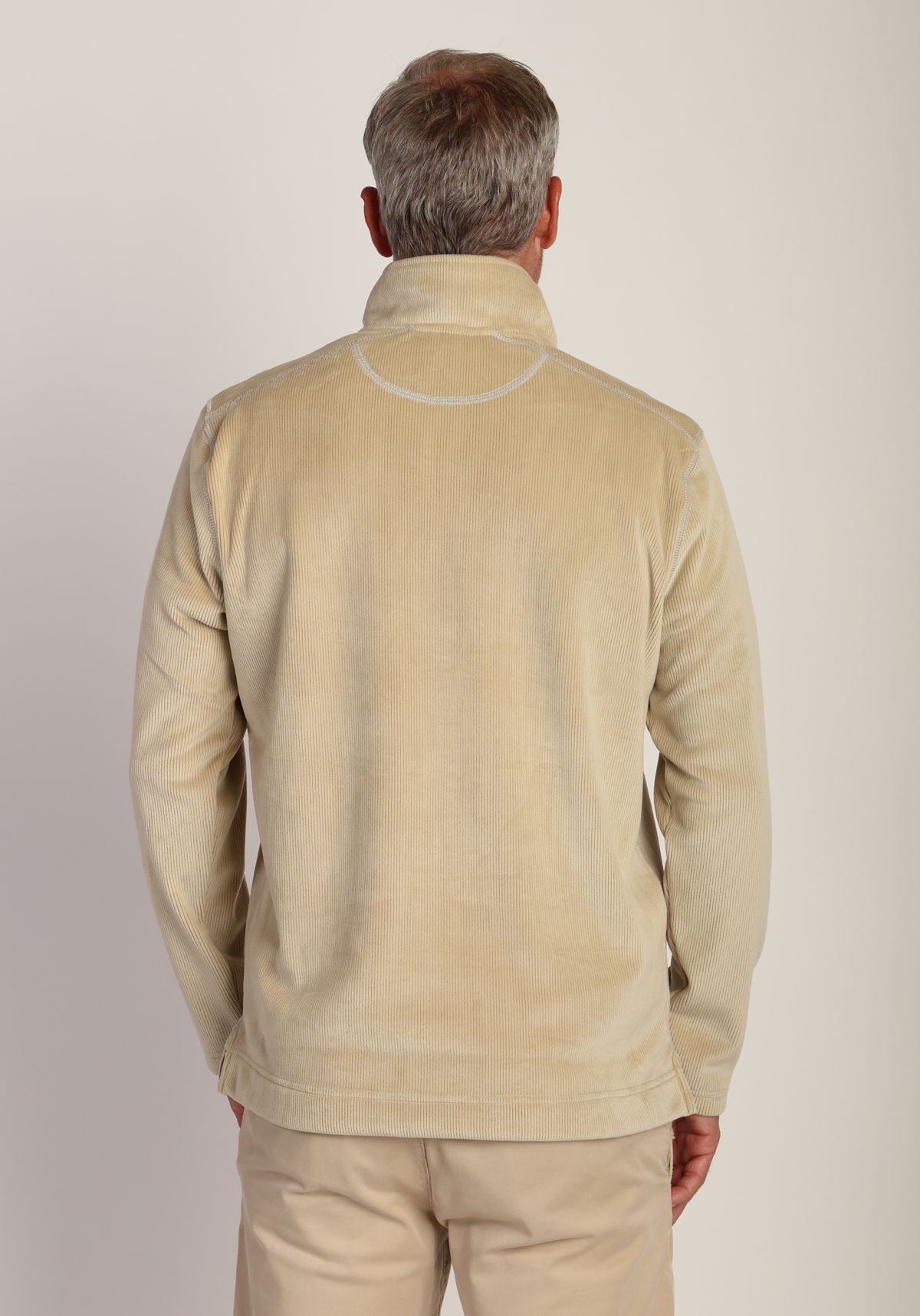 Apres Lux Sueded Cord 1/4 Zip Pullover