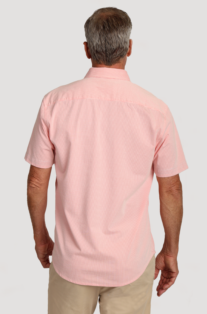 Stretch Knit Seersucker Shirt