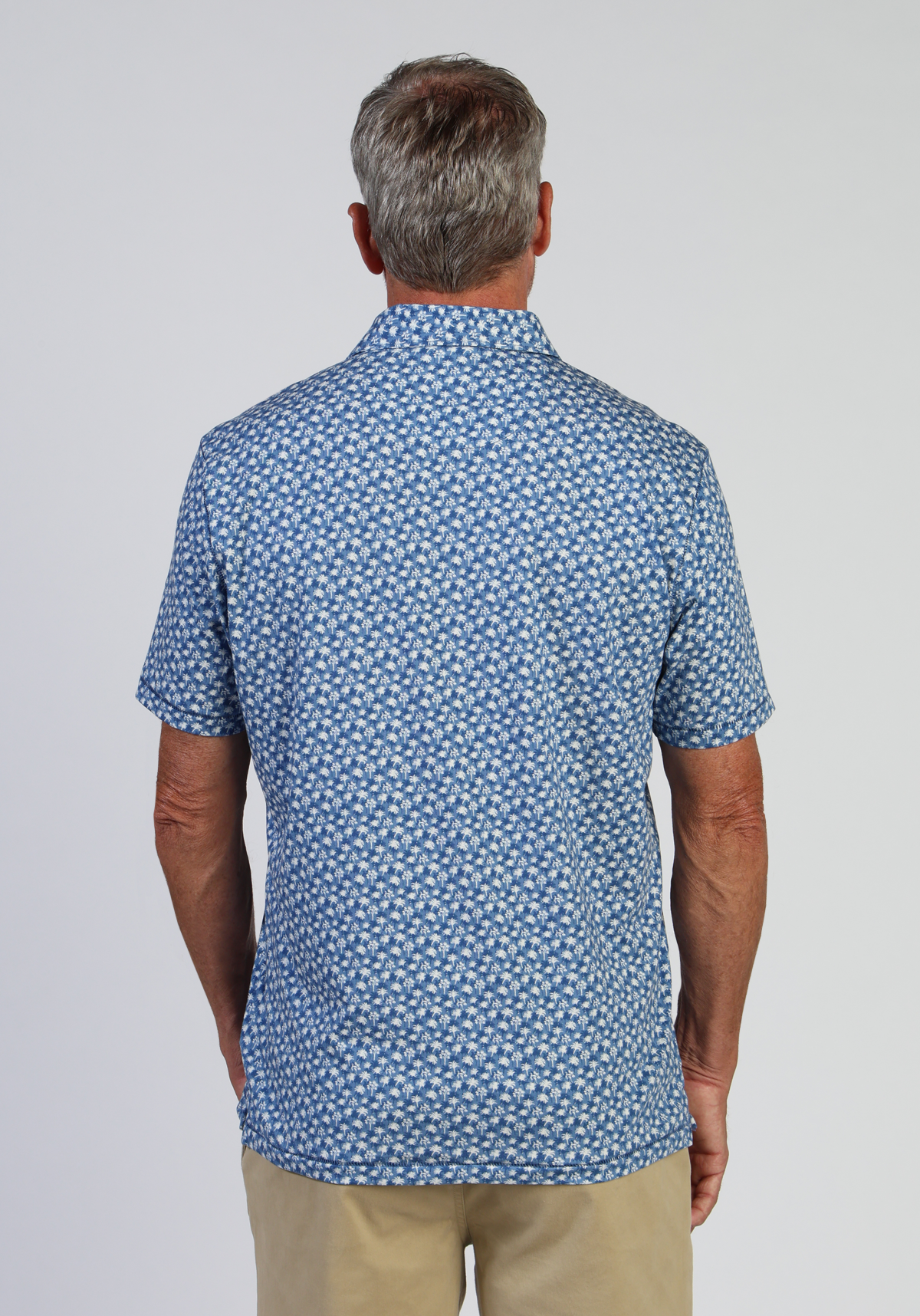 Palms Print Polo