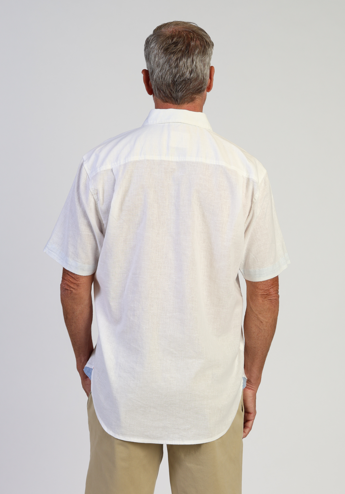 Washed Melange Linen Shirt