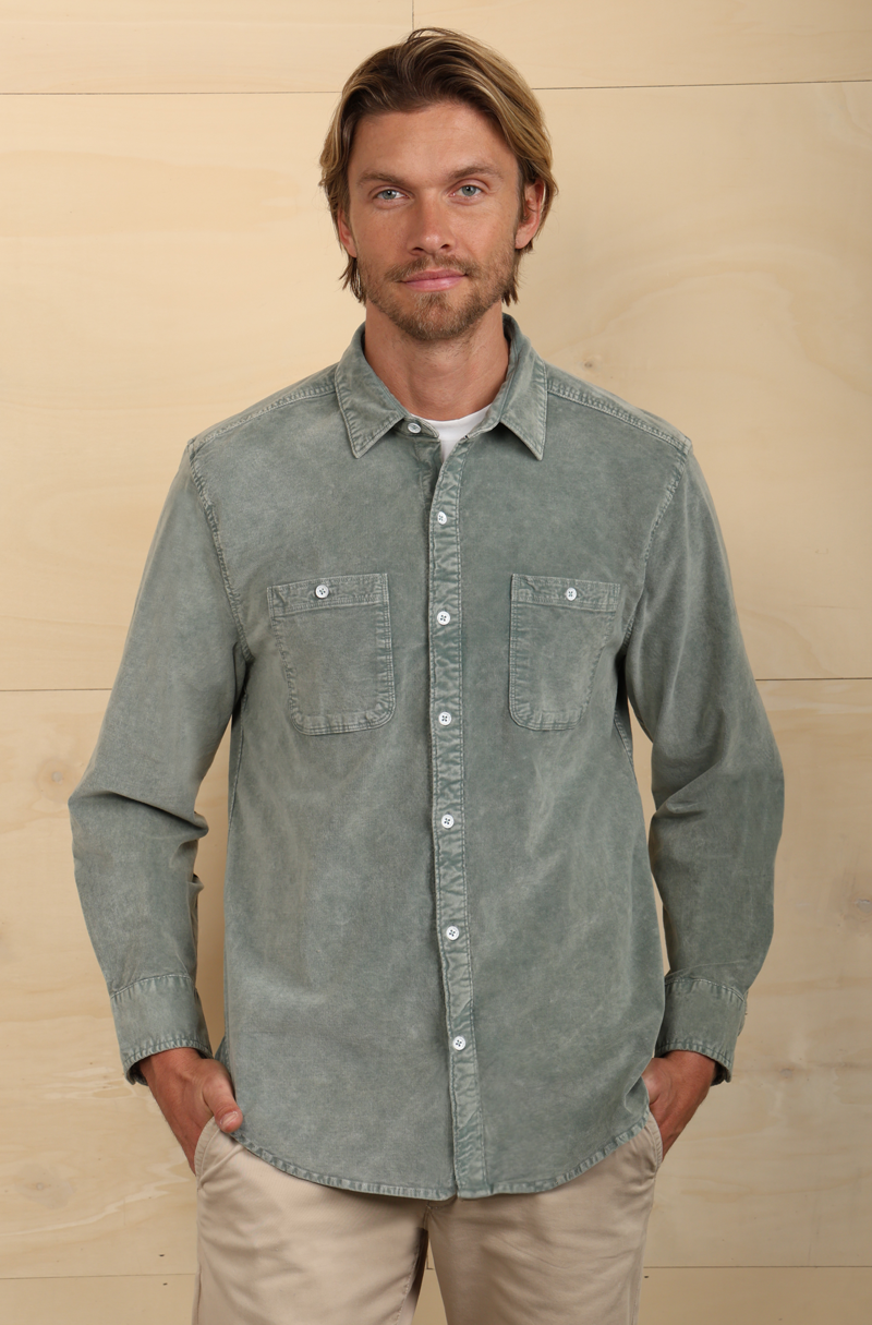 Cozy Cut Cord Work Shirt