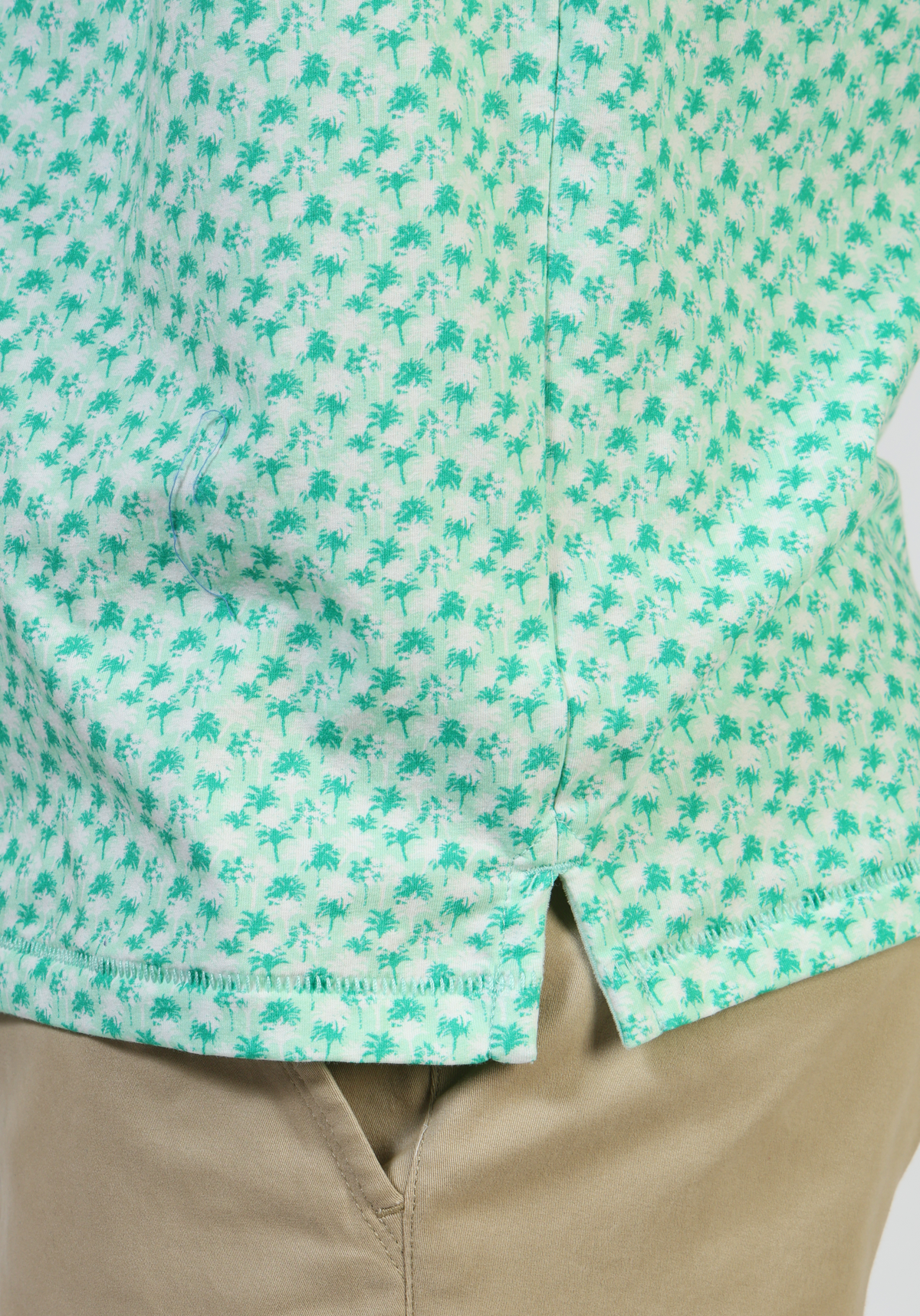 Palms Print Polo