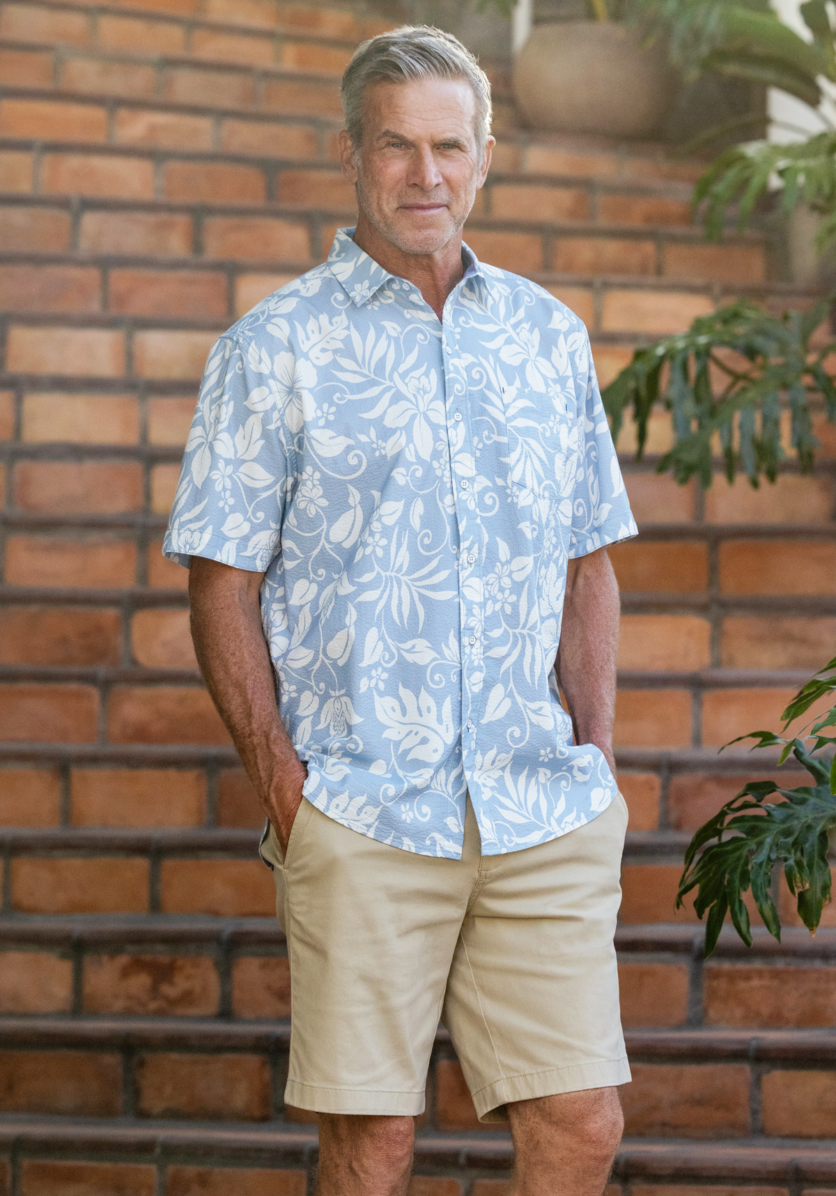 South Pacific Seersucker Shirt