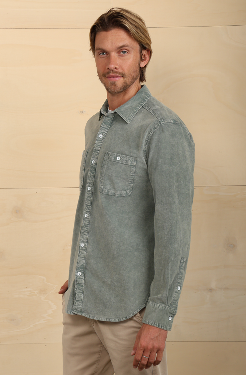 Cozy Cut Cord Work Shirt