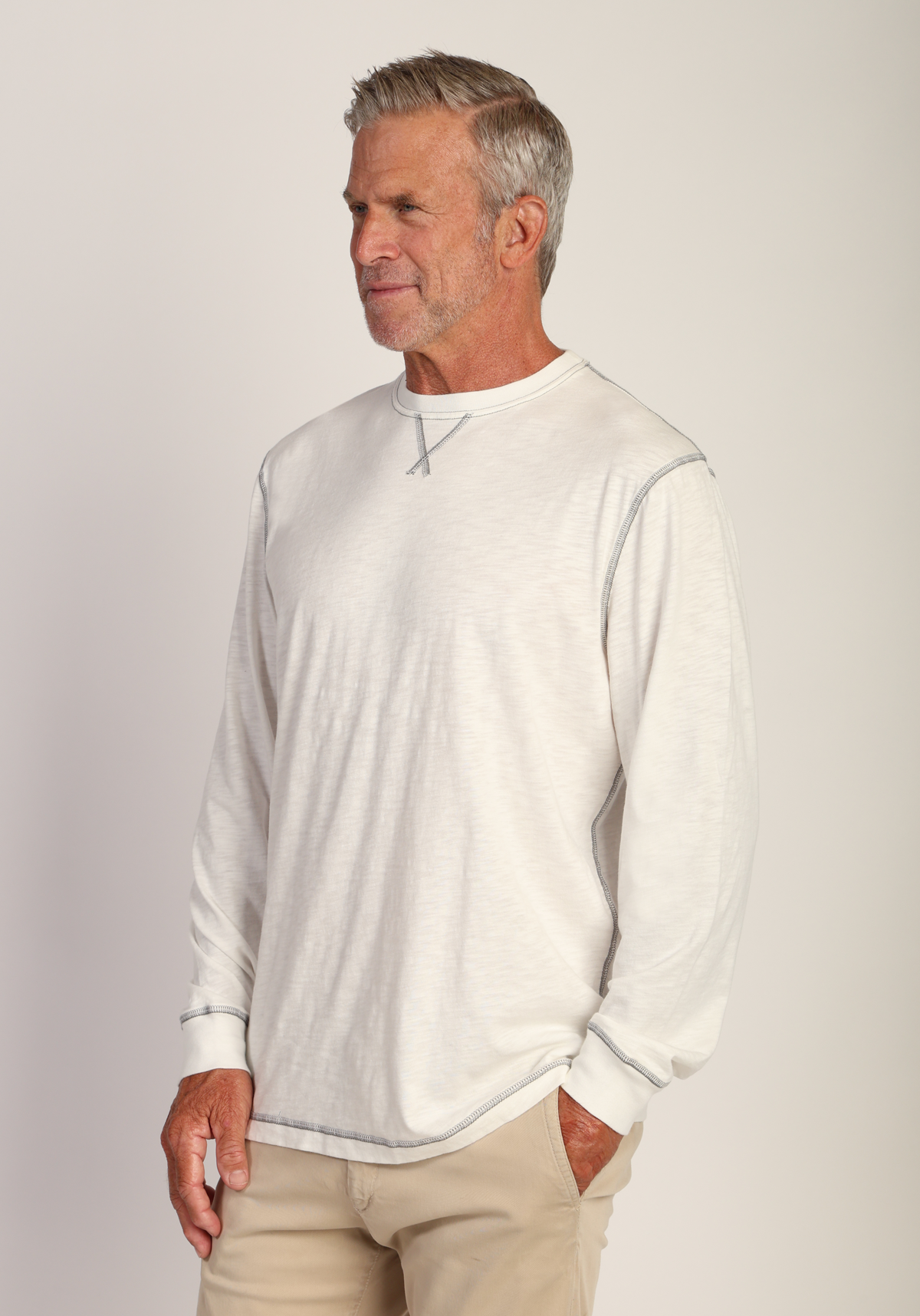 Heritage Slub L/S Crew