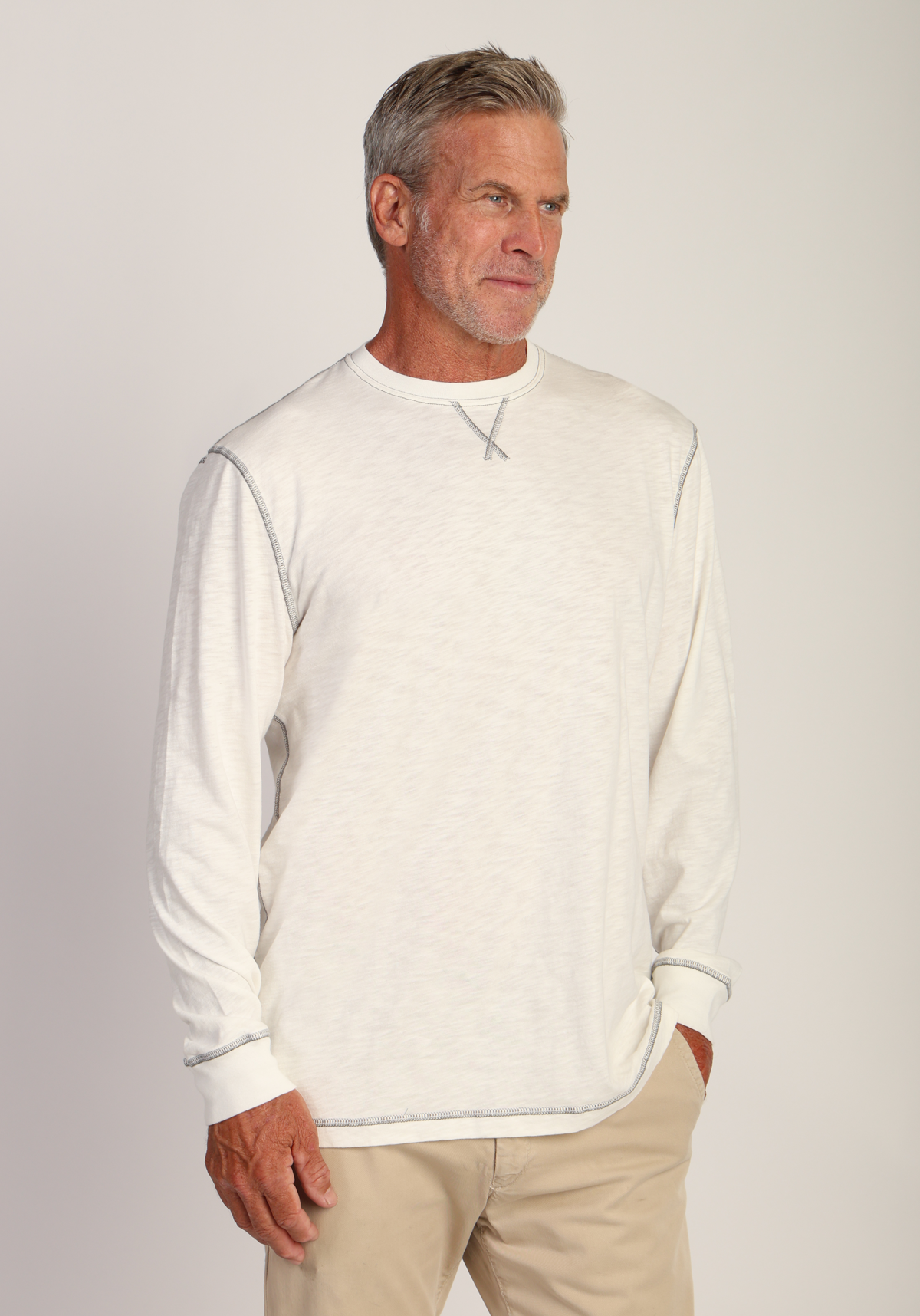 Heritage Slub L/S Crew