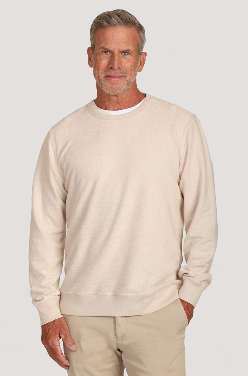 Whiskey Waffle Slub Sweatshirt