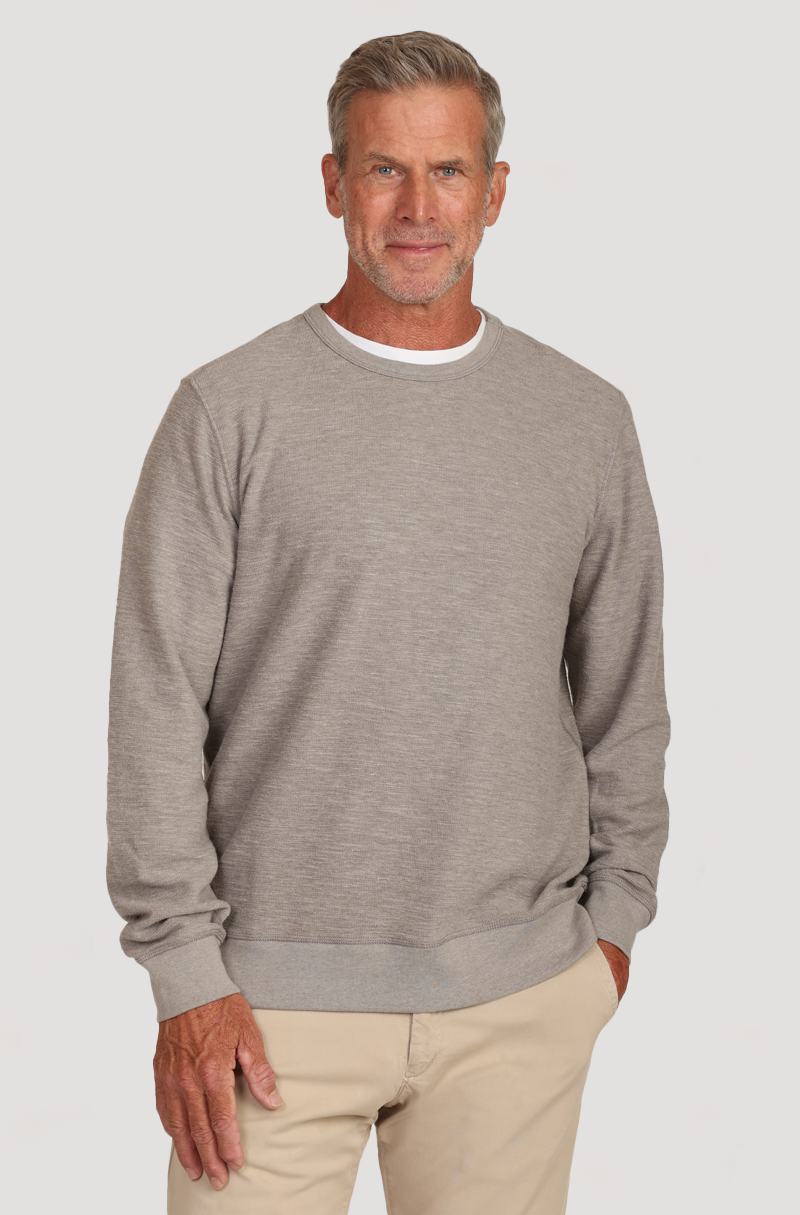 Whiskey Waffle Slub Sweatshirt