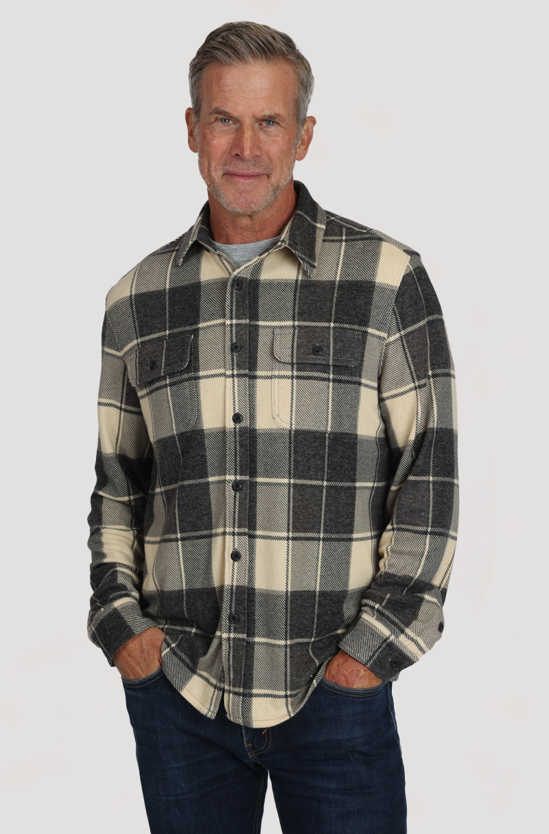 Jackson Sweater-Knit Shirt