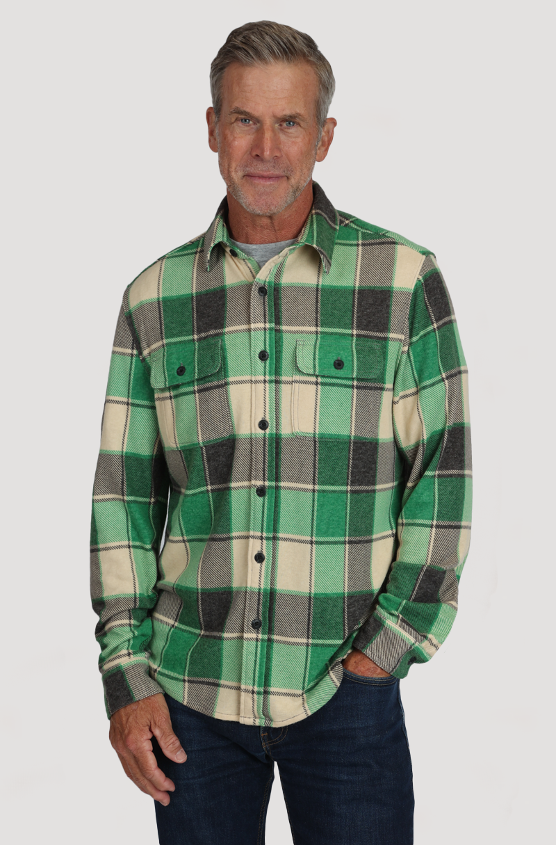 Jackson Sweater-Knit Shirt