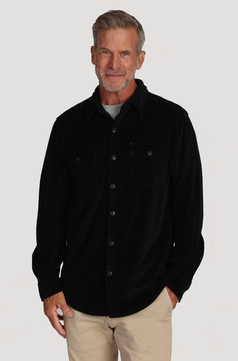 Best Stretch Corduroy w/Contrast Chambray