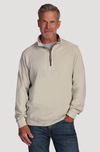 Cashmere Heather Fleece 1/4 Zip Raglan Pullover