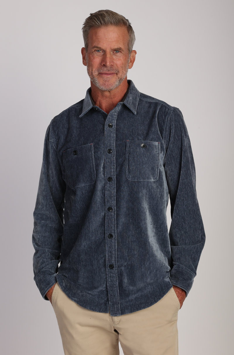 Cozy Cut Stretch Viceroy Velvet Shirt