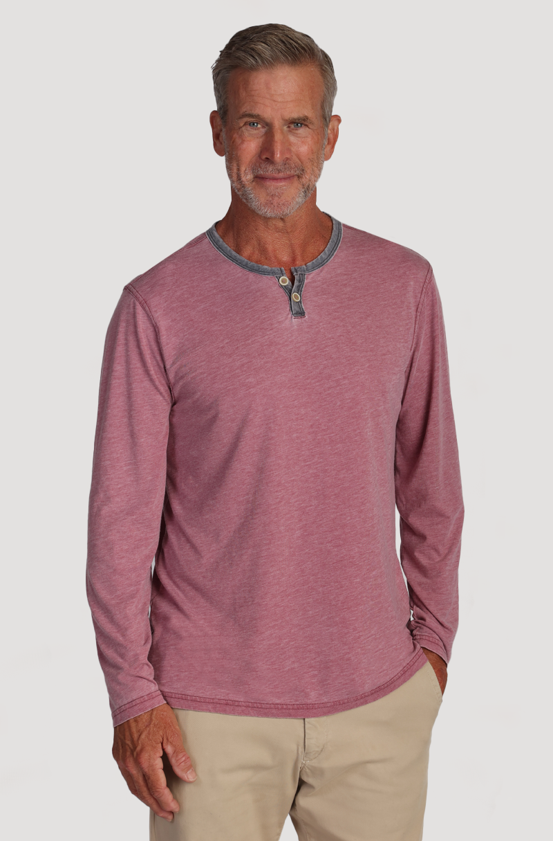 Bowery Burnout L/S Slit Tee