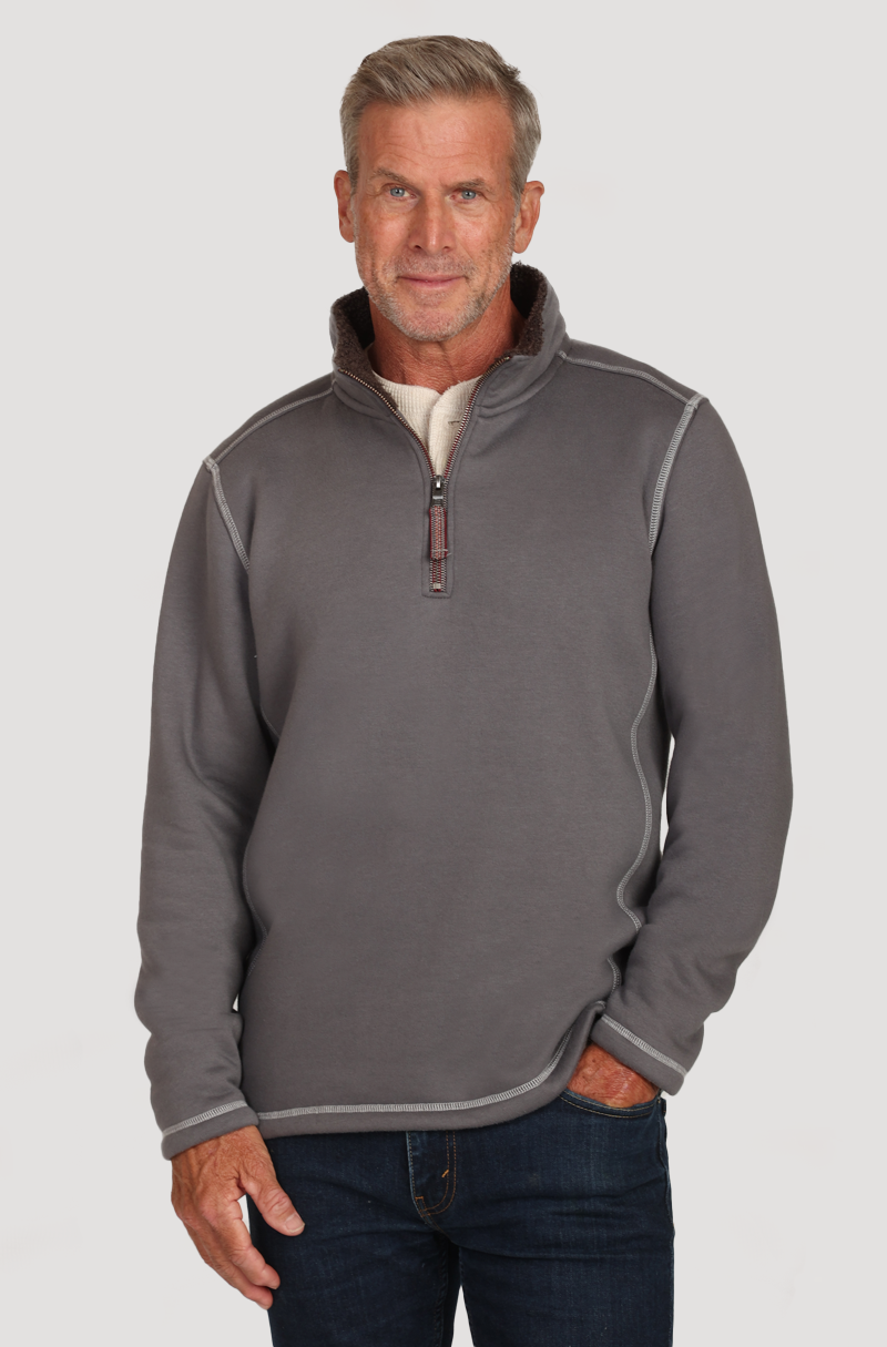 Montana Shearling Fleece 1 4 Zip Pullover True Grit