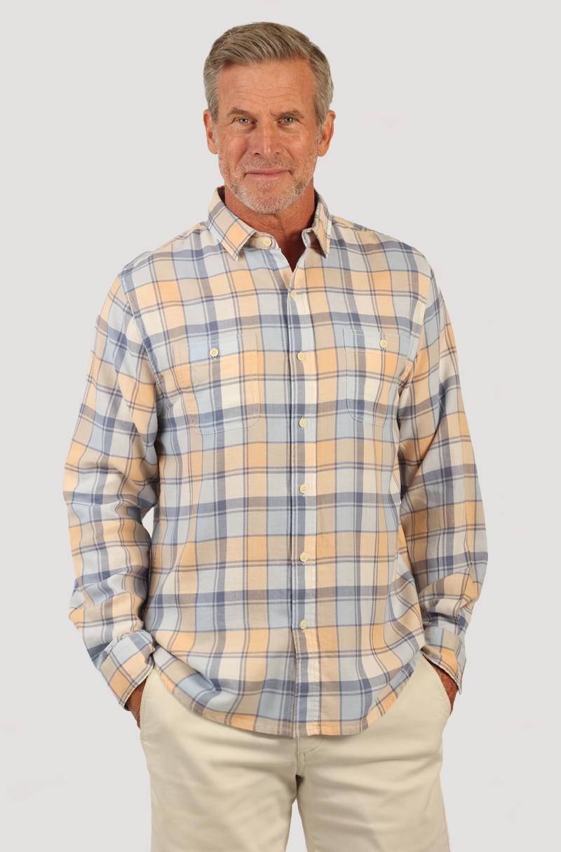 Trestle Plaid L/S 2 PKT Shirt