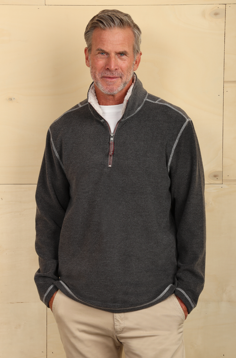 Melange Soft Fleece 1/4 Zip Pullover