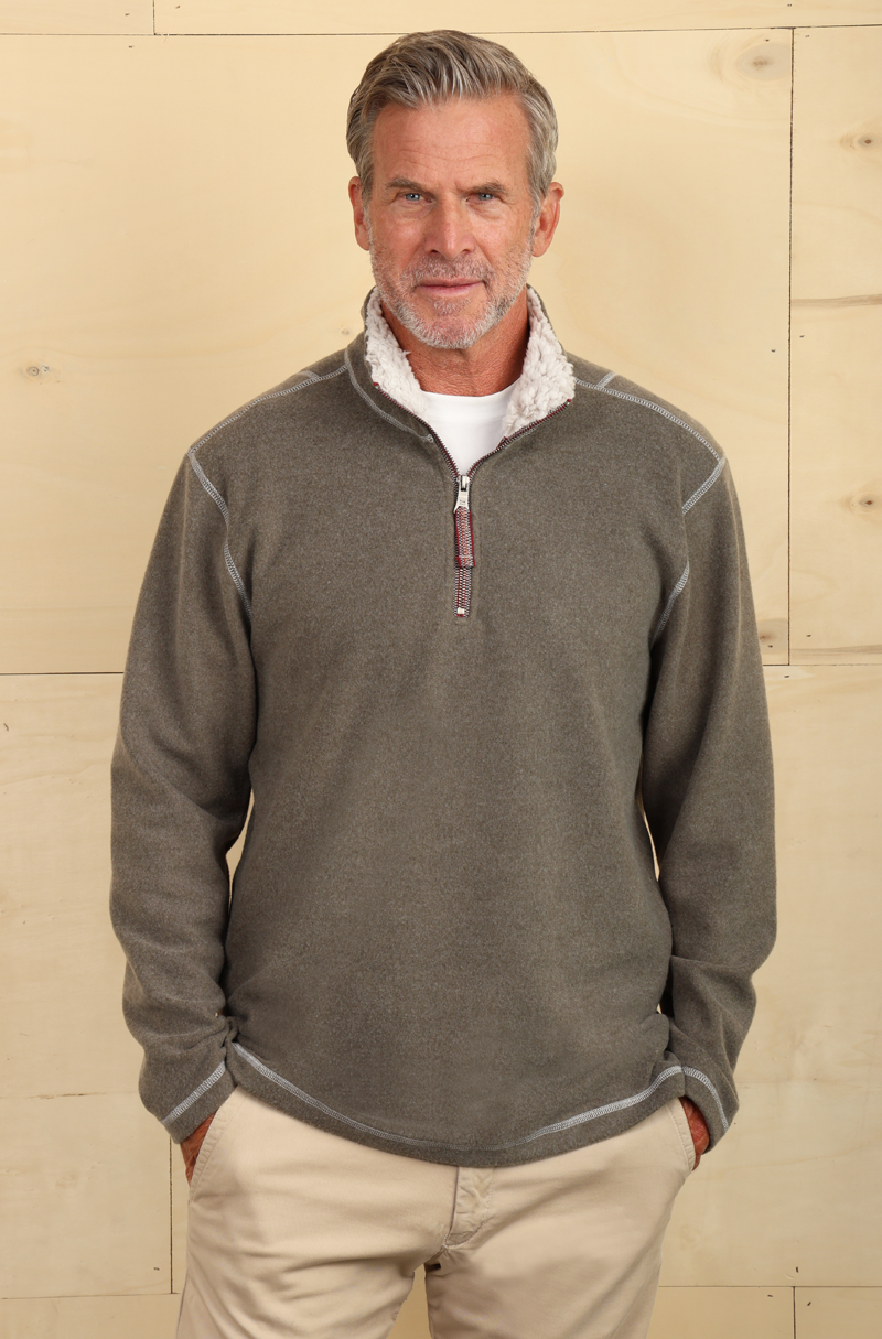 Melange Soft Fleece 1/4 Zip Pullover