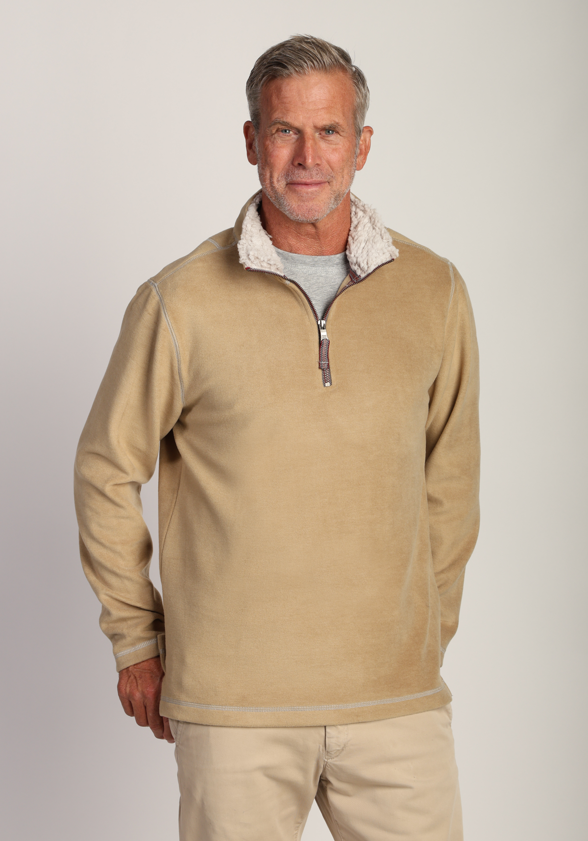 Melange Soft Fleece 1/4 Zip Pullover