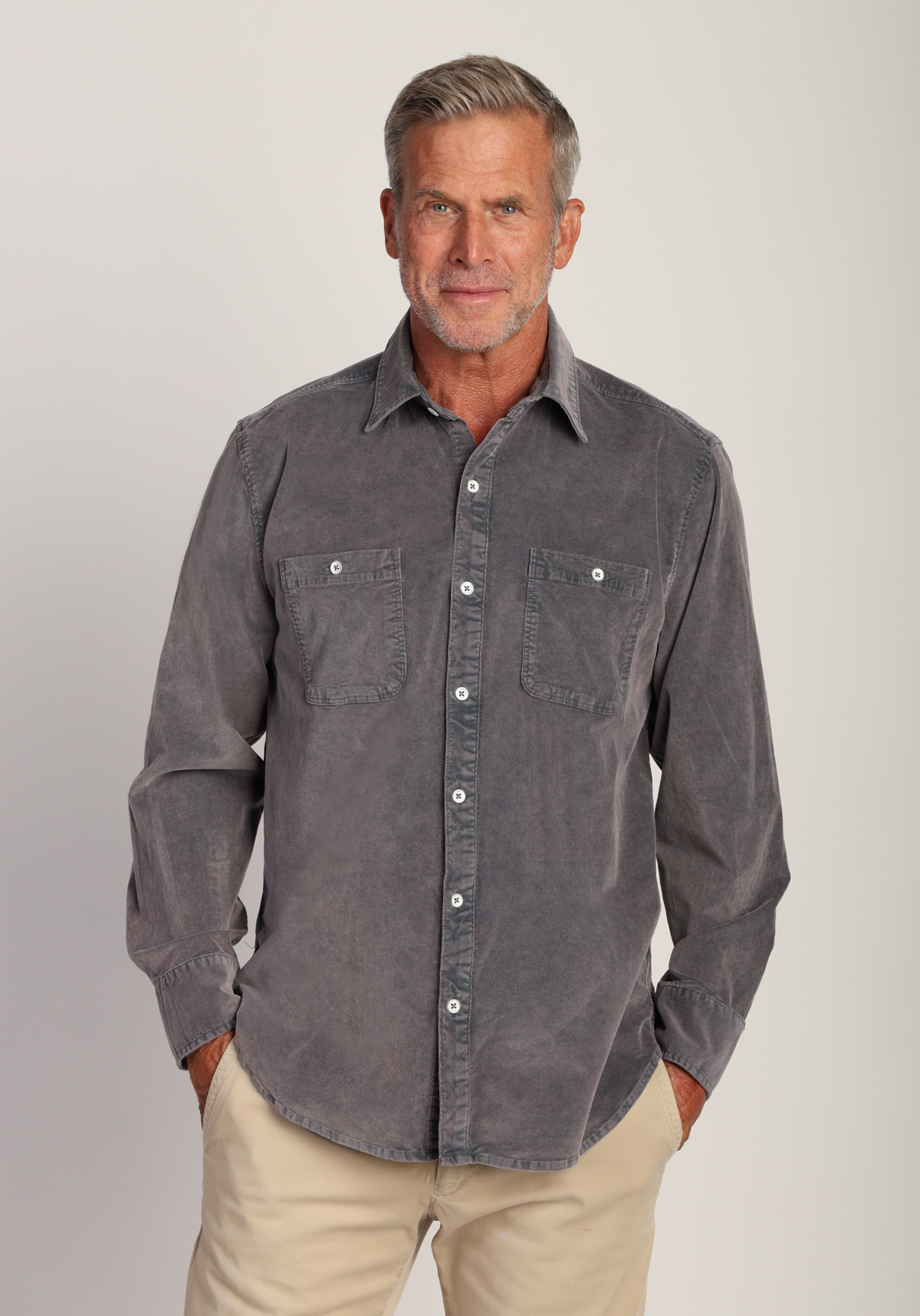 Cozy Cut Cord Work Shirt