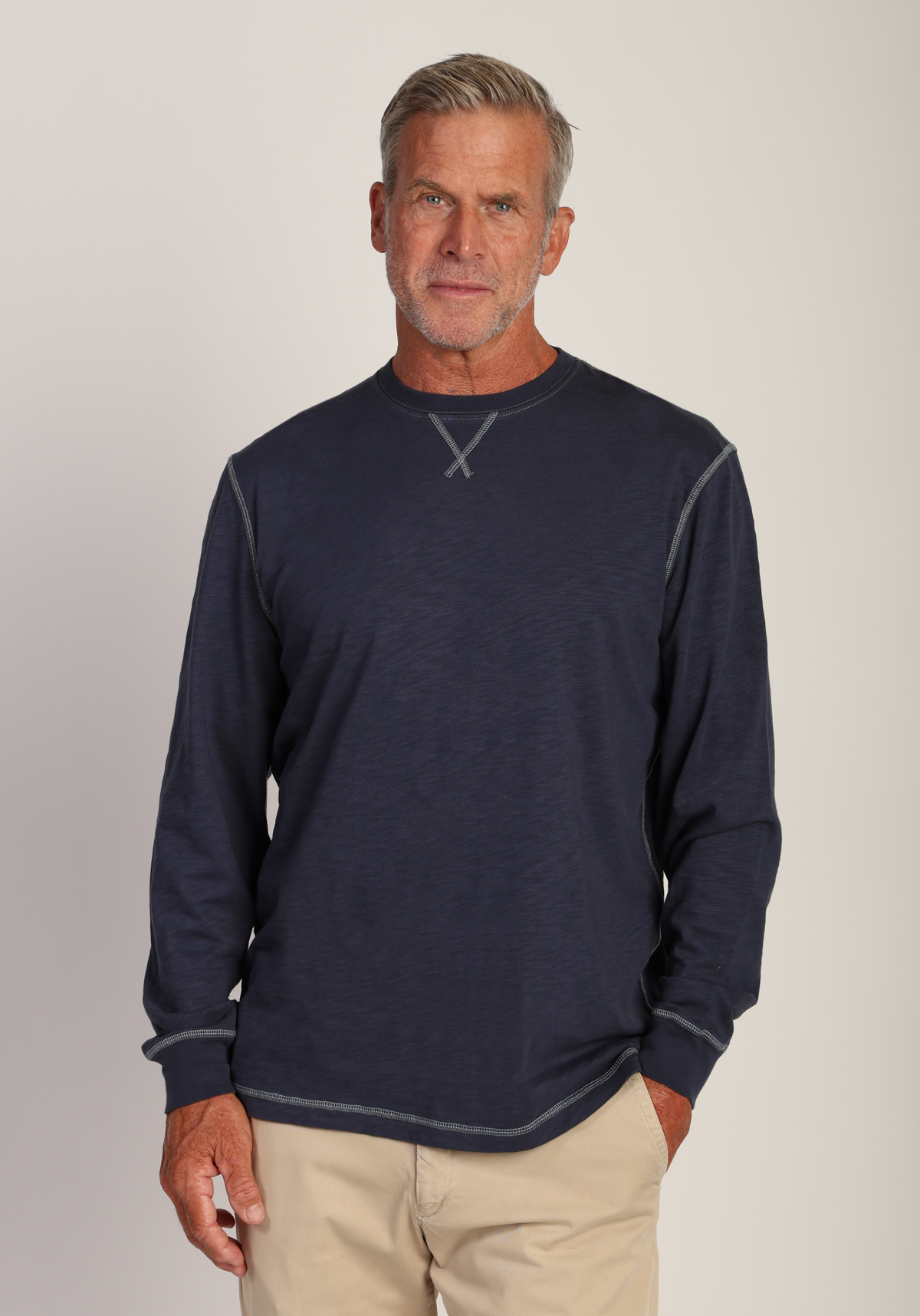 Heritage Slub L/S Crew