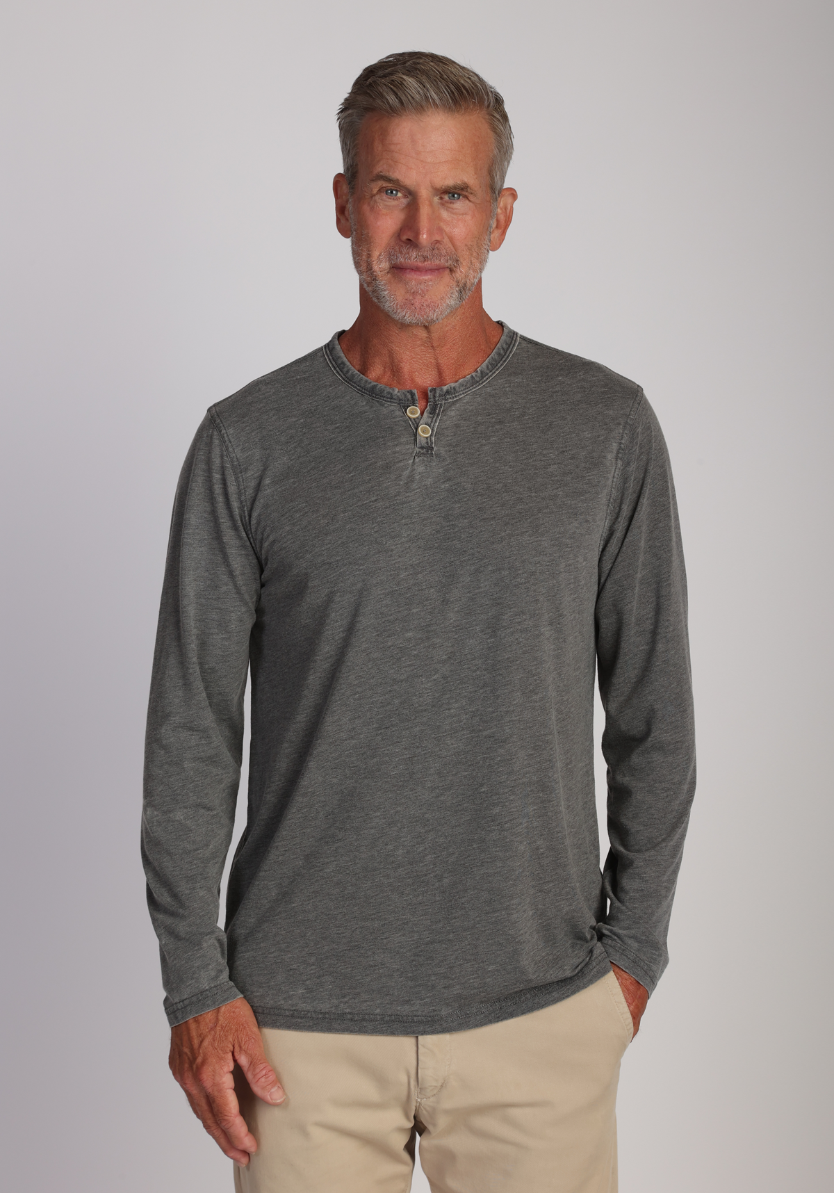 Bowery Burnout L/S Slit Tee