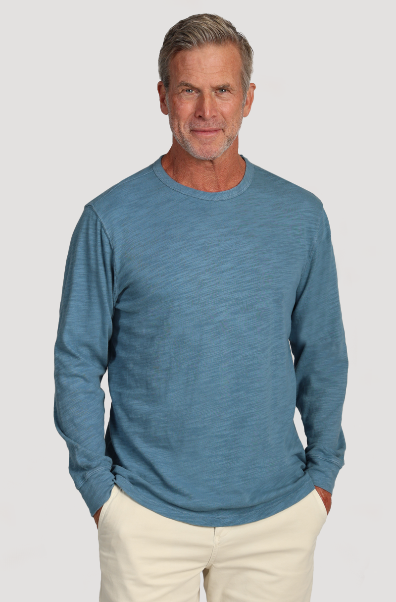 Sunwashed L/S Crew