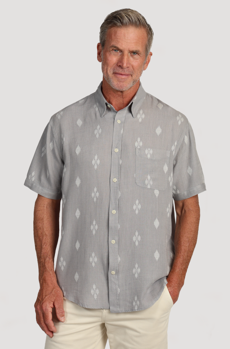 Ikat Linen Shirt