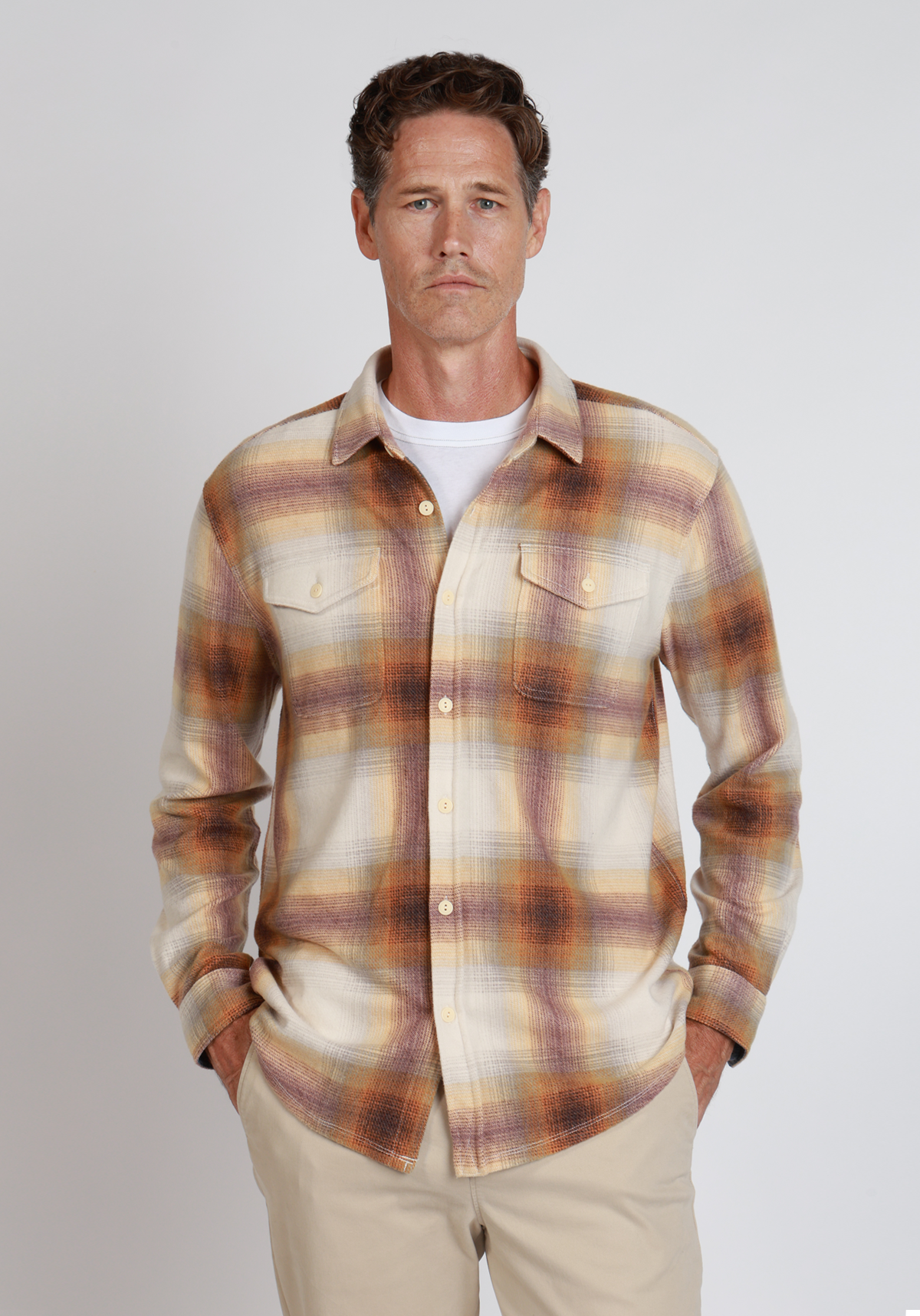 Drifter Sweater-Knit Plaid