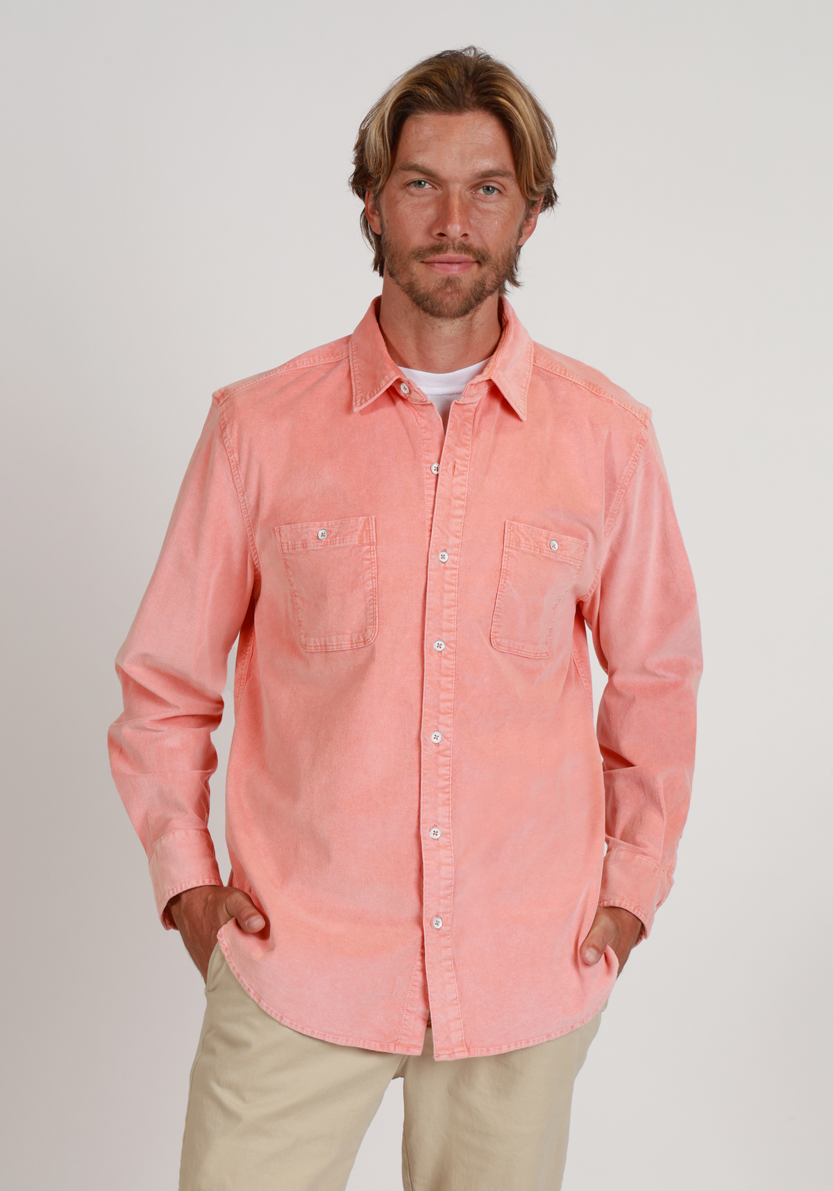 Cozy Cut Cord Work Shirt