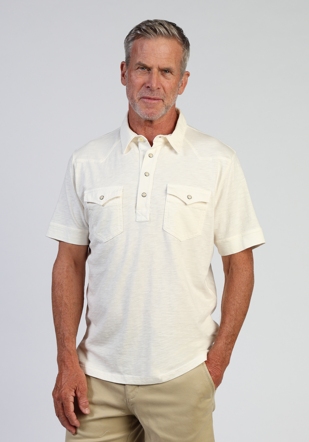 Signature Slub Western Polo