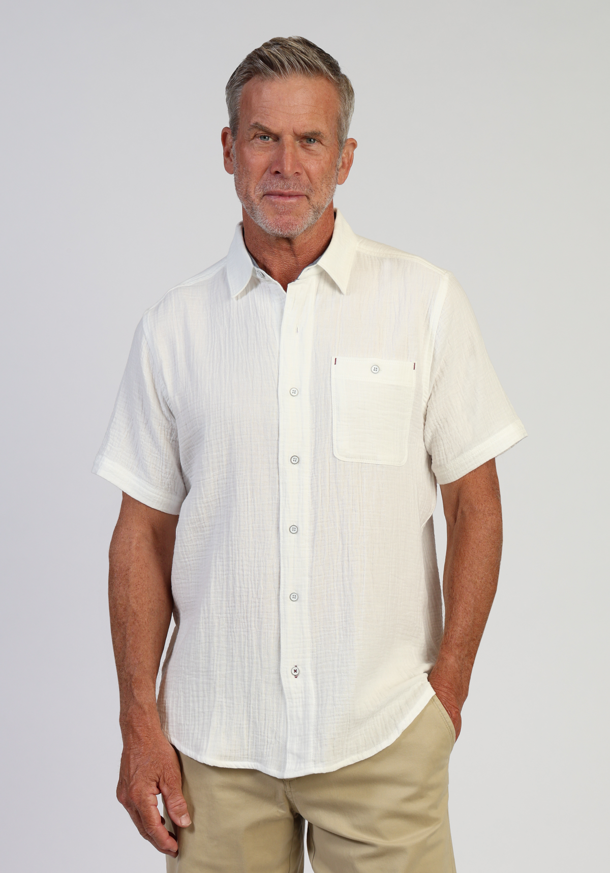 Taylor Doublecloth Cotton Shirt