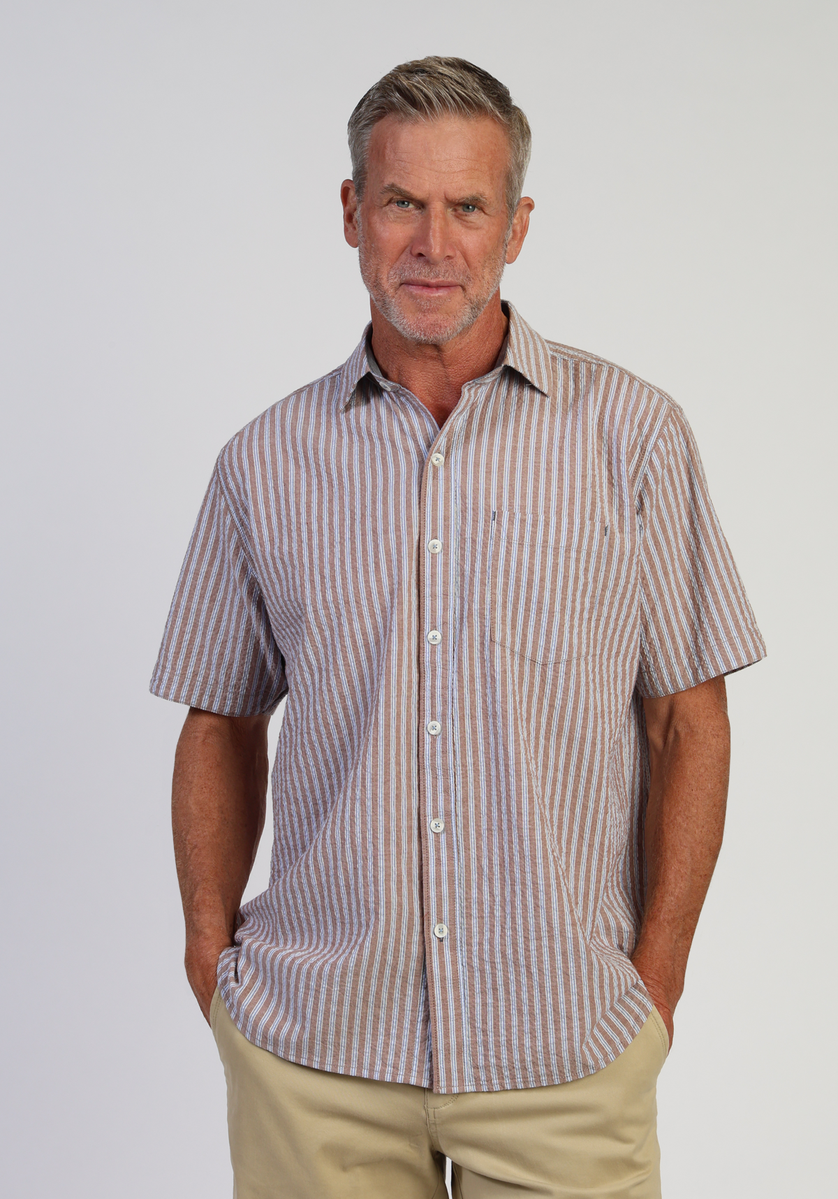 South Pacific Seersucker Shirt