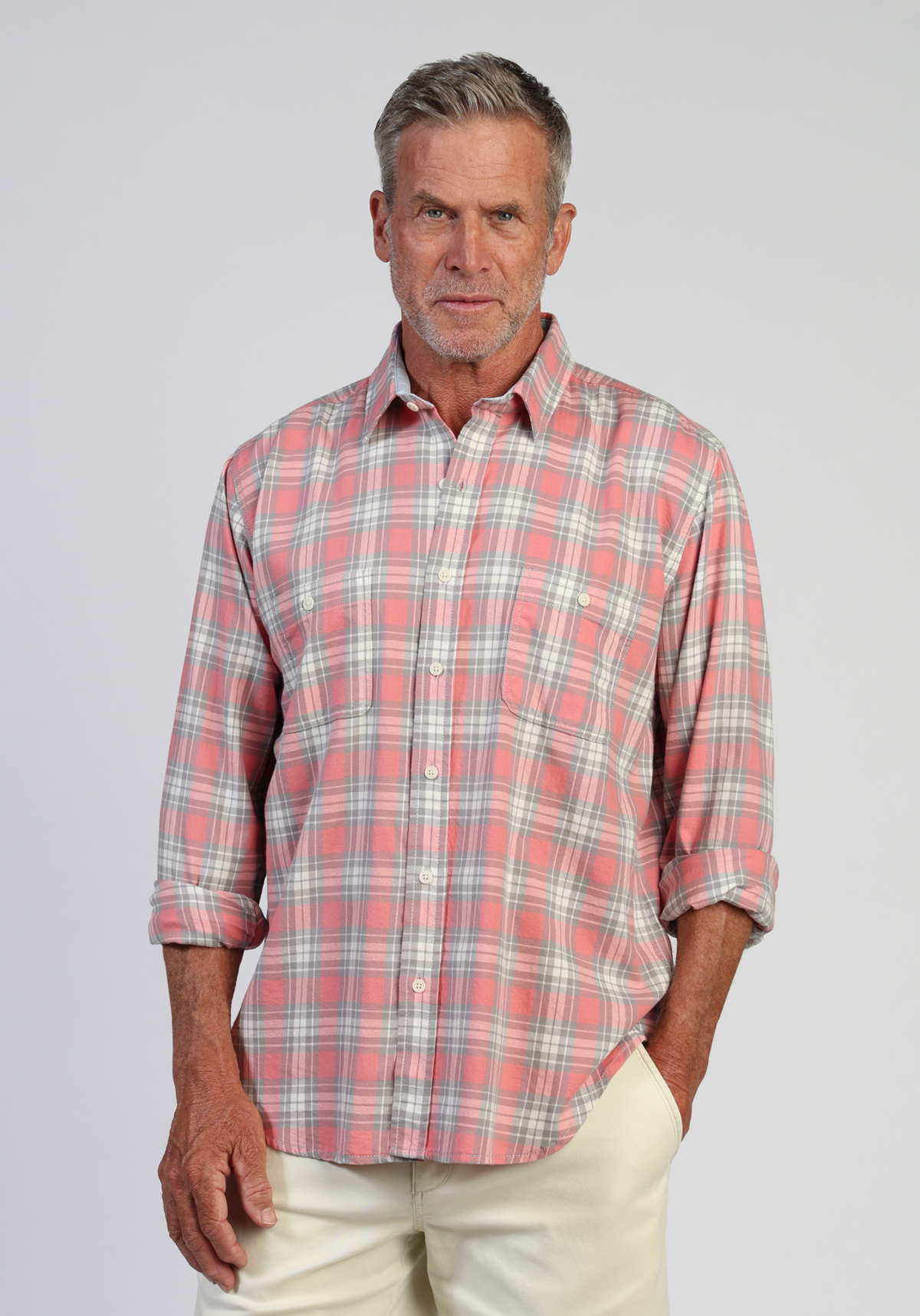 Feather-Weight Stretch Beach Flannel