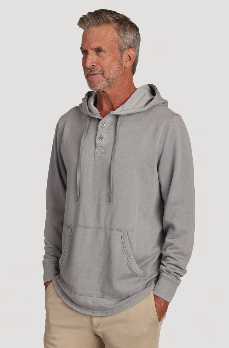 Bowery Fleece Placket Hoodie