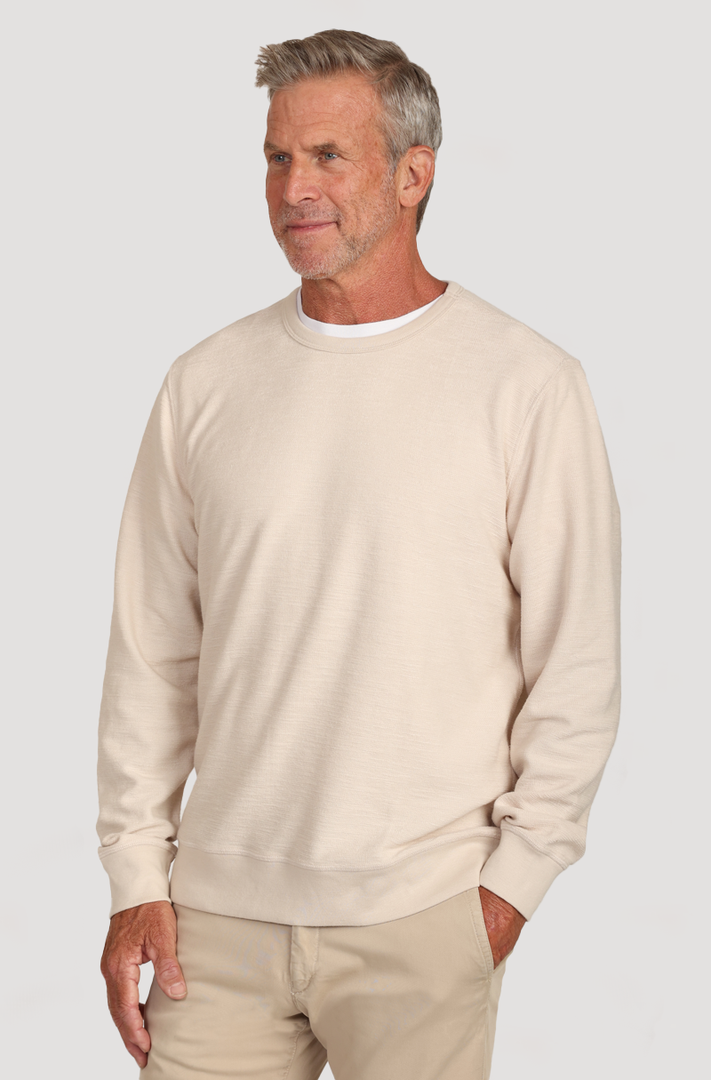 Whiskey Waffle Slub Sweatshirt