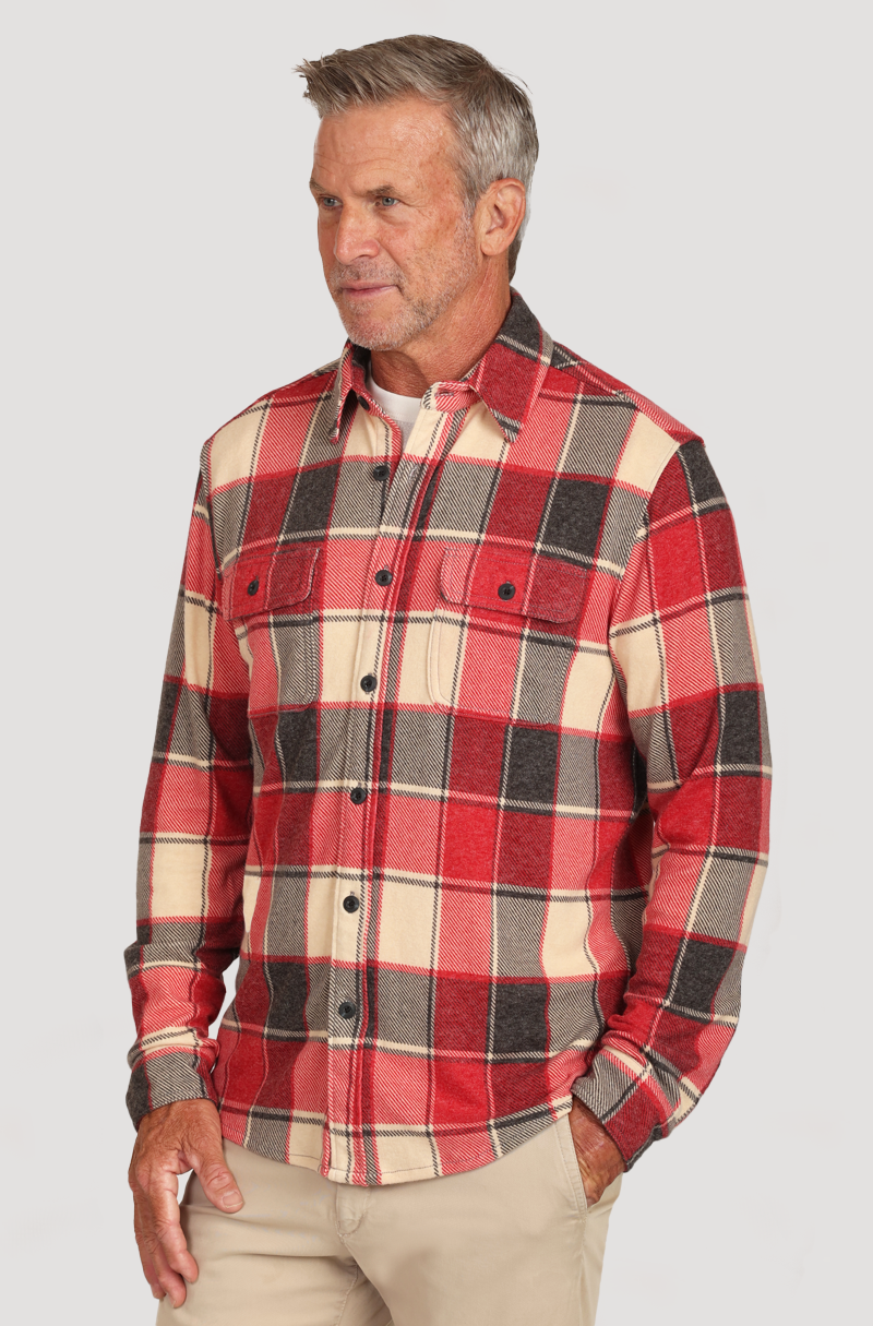 Jackson Sweater-Knit Shirt