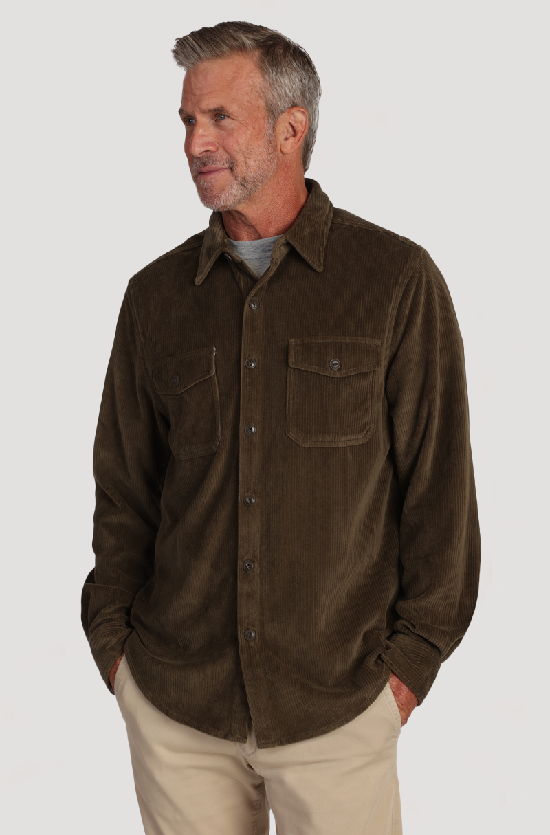 Best Stretch Cord Shirt Jacket True Grit