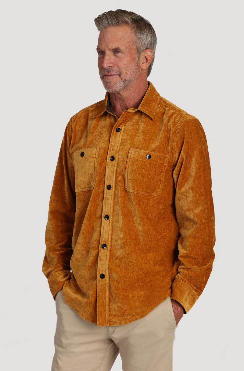 Cozy Cut Stretch Viceroy Velvet Shirt