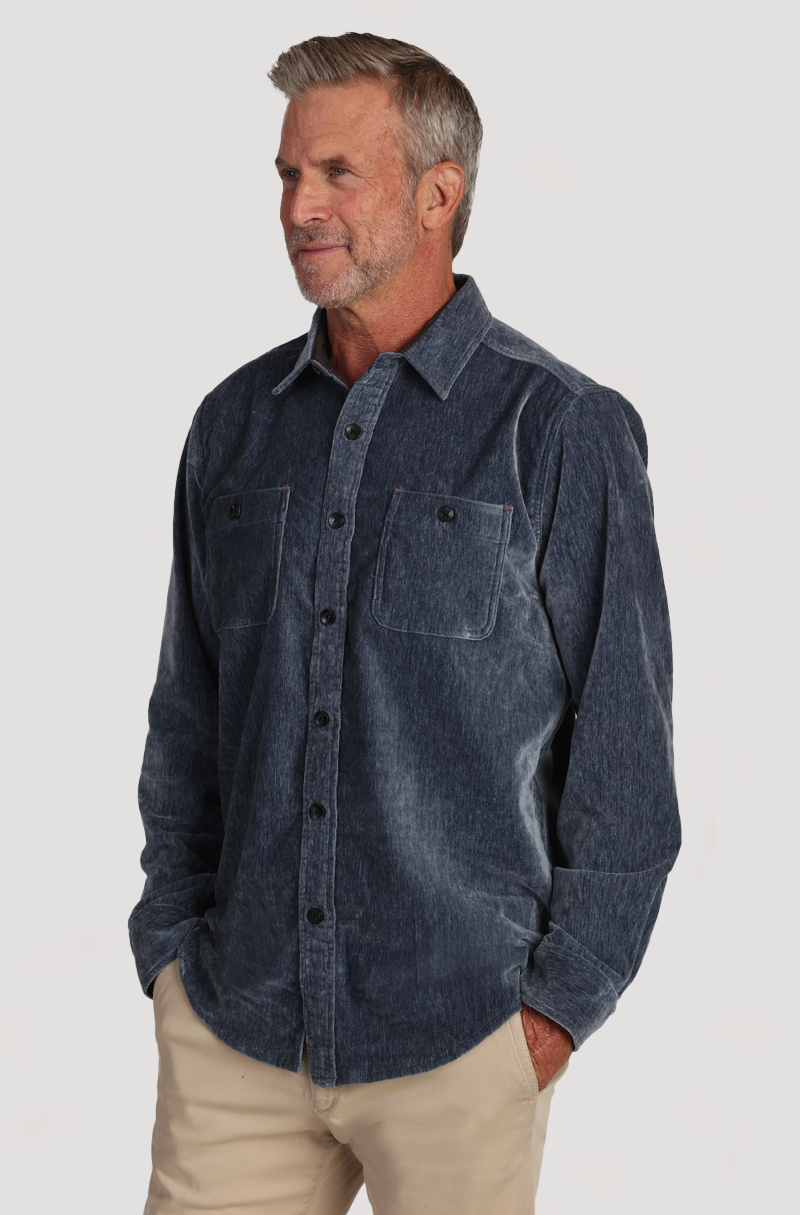 Cozy Cut Stretch Viceroy Velvet Shirt