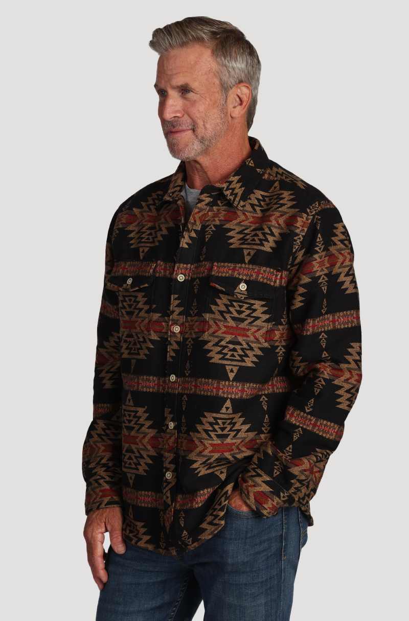 Zuni Indigo Double Weave Shirt Jacket