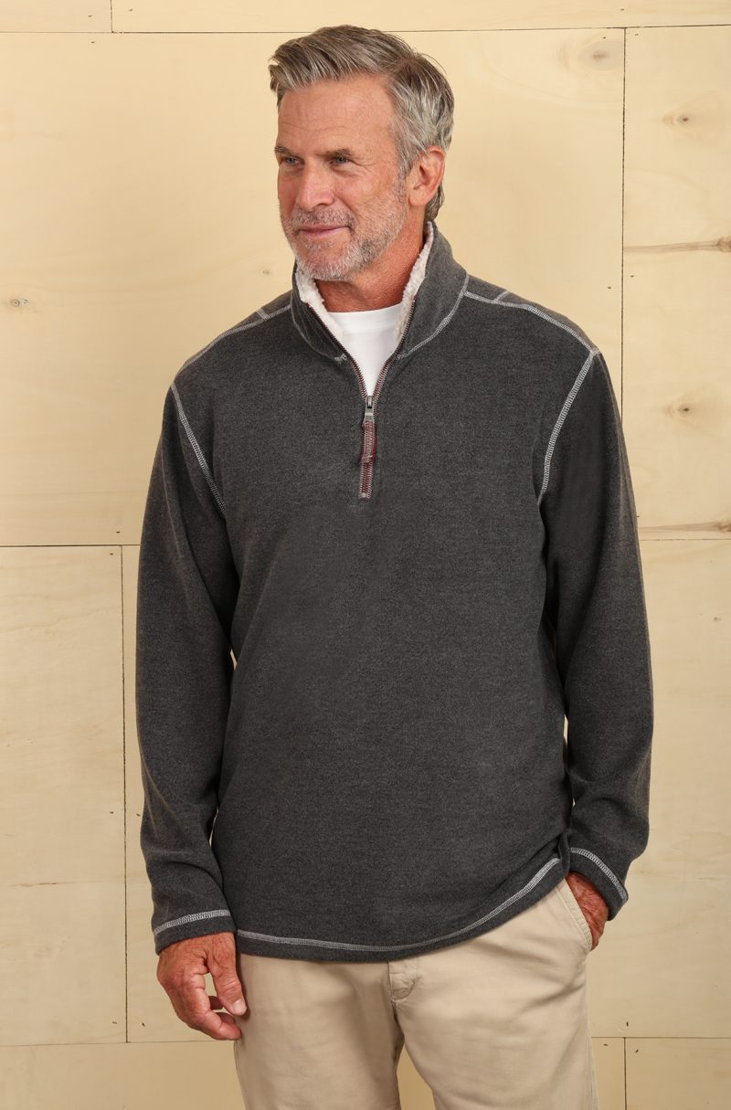 Melange Soft Fleece 1/4 Zip Pullover